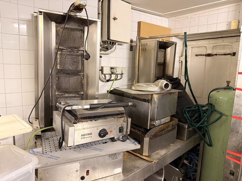 Machine à kebab électrique 3 zones — M-0042