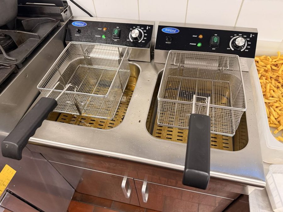 Friteuse double 2 × 16 L — matériel de restauration d'occasion