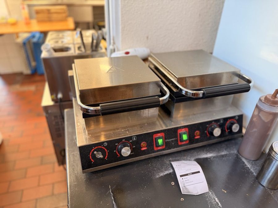 Gaufrier double — matériel de restauration d'occasion