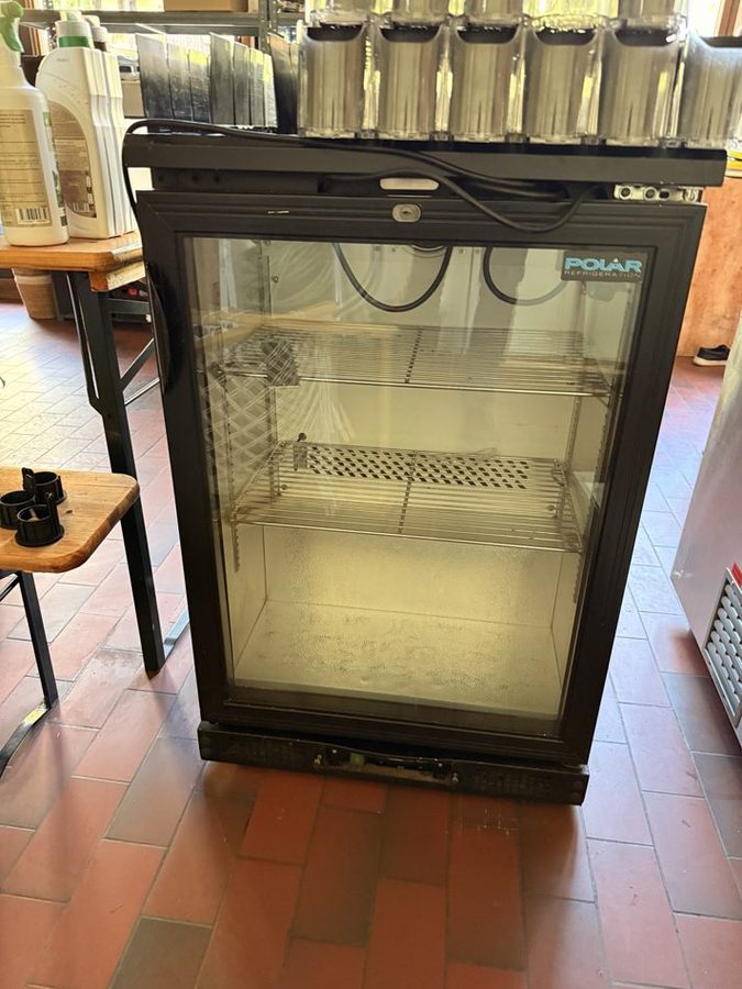 Arrière-bar vitré — matériel de restauration d'occasion